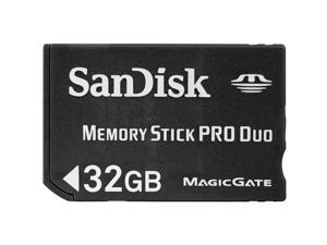 SanDisk 32GB Memory Stick Pro Duo (MS Pro Duo) Flash Card SanDisk 32GB Memory Stick Pro Duo (MS Pro Duo) Flash Card