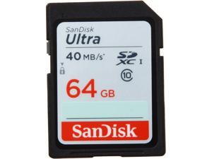 SanDisk Ultra 64GB Secure Digital Extended Capacity (SDXC) Flash Card - Global Model SDSDUN-064G-G46 SanDisk Ultra 64GB Secure Digital Extended Capacity (SDXC) Flash Card - Global Model SDSDUN-064G-G46