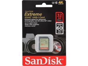 SanDisk Extreme 32GB Secure Digital High-Capacity (SDHC) Flash Card - Global Model SDSDXN-032G-G46 SanDisk Extreme 32GB Secure Digital High-Capacity (SDHC) Flash Card - Global Model SDSDXN-032G-G46