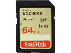 SanDisk Extreme 64GB Secure Digital Extended Capacity (SDXC) Flash Card - Global Model SDSDXN-064G-G46 SanDisk Extreme 64GB Secure Digital Extended Capacity (SDXC) Flash Card - Global Model SDSDXN-064G-G46