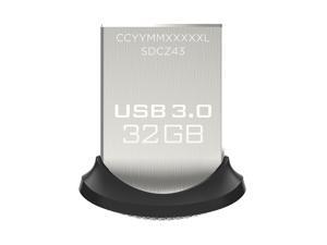 SanDisk 32GB Ultra Fit CZ43 USB 3.0 Flash Drive, Speed Up to 150MB/s (SDCZ43-032G-GAM46) SanDisk 32GB Ultra Fit CZ43 USB 3.0 Flash Drive, Speed Up to 150MB/s (SDCZ43-032G-GAM46)