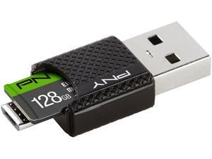 PNY 128GB Elite microSDXC UHS-I/U1 Class 10 Memory Card with OTG Reader, Speed Up to 85MB/s (P-OTGCR128MSC3-GE) PNY 128GB Elite microSDXC UHS-I/U1 Class 10 Memory Card with OTG Reader, Speed Up to 85MB/s (P-OTGCR128MSC3-GE)