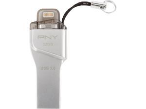 PNY 32GB Duo-Link OTG USB 3.0 Flash Drive (P-FDI32GLA01S-GE) PNY 32GB Duo-Link OTG USB 3.0 Flash Drive (P-FDI32GLA01S-GE)