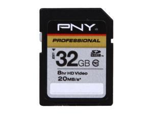 PNY Professional 32GB Secure Digital High-Capacity (SDHC) Flash Card Model P-SDHC32G10-GE PNY Professional 32GB Secure Digital High-Capacity (SDHC) Flash Card Model P-SDHC32G10-GE