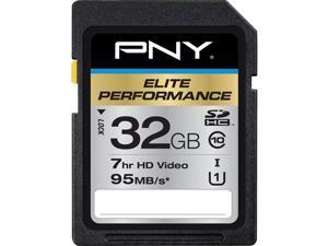 PNY 32GB Elite Performance SDHC UHS-I/U1 Class 10 Memory Card, Speed Up to 95MB/s (P-SDH32U195-GE) PNY 32GB Elite Performance SDHC UHS-I/U1 Class 10 Memory Card, Speed Up to 95MB/s (P-SDH32U195-GE)
