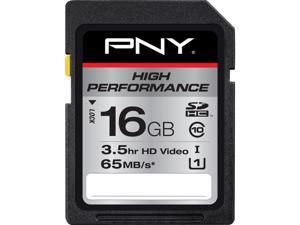 PNY High Performance 16GB Secure Digital High-Capacity (SDHC) Flash Card Model P-SDH16U165G-GE PNY High Performance 16GB Secure Digital High-Capacity (SDHC) Flash Card Model P-SDH16U165G-GE