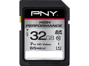 PNY High Performance 32GB Secure Digital High-Capacity (SDHC) Flash Card Model P-SDH32GU165G-GE PNY High Performance 32GB Secure Digital High-Capacity (SDHC) Flash Card Model P-SDH32GU165G-GE