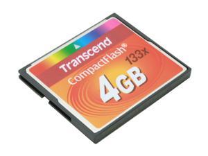 Transcend 4GB Compact Flash (CF) Flash Card Model TS4GCF133 Transcend 4GB Compact Flash (CF) Flash Card Model TS4GCF133