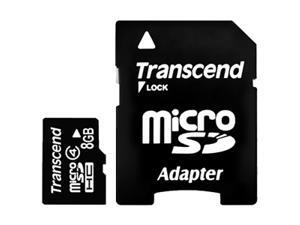 Transcend 8GB microSDHC Flash Card Model TS8GUSDHC4 Transcend 8GB microSDHC Flash Card Model TS8GUSDHC4