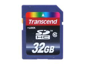 Transcend 32GB Secure Digital High-Capacity (SDHC) Flash Card Model TS32GSDHC10 Transcend 32GB Secure Digital High-Capacity (SDHC) Flash Card Model TS32GSDHC10