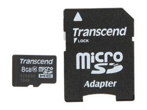 Transcend 8GB microSDHC Flash Card Model TS8GUSDHC10 Transcend 8GB microSDHC Flash Card Model TS8GUSDHC10