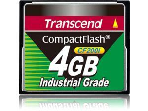 Transcend TS4GCF200I 4 GB CompactFlash (CF) Card - 1 Card Transcend TS4GCF200I 4 GB CompactFlash (CF) Card - 1 Card
