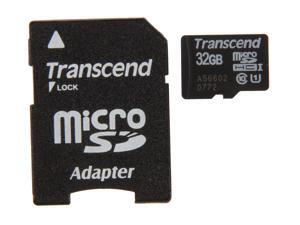 Transcend 32GB microSDHC Flash Card with Adapter Model TS32GUSDU1 Transcend 32GB microSDHC Flash Card with Adapter Model TS32GUSDU1