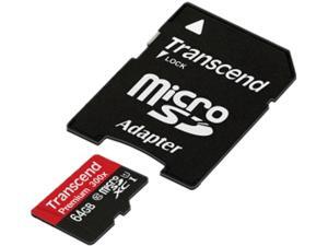 Transcend 64 GB MicroSD Extended Capacity (Micro SDXC) Flash Card Transcend 64 GB MicroSD Extended Capacity (Micro SDXC) Flash Card