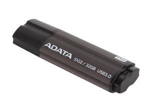 ADATA S102 Pro 32GB Advanced USB 3.0 Flash Drive (Titanium Grey) Model AS102P-32G-RGY ADATA S102 Pro 32GB Advanced USB 3.0 Flash Drive (Titanium Grey) Model AS102P-32G-RGY