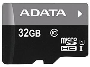 ADATA 32GB Premier microSDHC UHS-I / Class 10 Memory Card with SD Adapter, Speed Up to 50MB/s (AUSDH32GUICL10-RA1) ADATA 32GB Premier microSDHC UHS-I / Class 10 Memory Card with SD Adapter, Speed Up to 50MB/s (AUSDH32GUICL10-RA1)