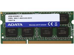 ADATA 8GB 204-Pin DDR3 SO-DIMM DDR3L 1600 (PC3L 12800) Laptop Memory Model ADDS1600W8G11-S ADATA 8GB 204-Pin DDR3 SO-DIMM DDR3L 1600 (PC3L 12800) Laptop Memory Model ADDS1600W8G11-S