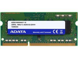 ADATA 4GB 204-Pin DDR3 SO-DIMM DDR3L 1600 (PC3L 12800) Laptop Memory Model ADDS1600W4G11-S ADATA 4GB 204-Pin DDR3 SO-DIMM DDR3L 1600 (PC3L 12800) Laptop Memory Model ADDS1600W4G11-S