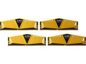 ADATA 16GB (4 x 4GB) 288-Pin DDR4 SDRAM DDR4 3200 (PC4 25600) Desktop Memory - Gold Edition Model AX4U3200W4G16-QGZ ADATA 16GB (4 x 4GB) 288-Pin DDR4 SDRAM DDR4 3200 (PC4 25600) Desktop Memory - Gold Edition Model AX4U3200W4G16-QGZ