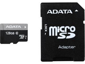 ADATA Premier 128GB microSDHC/SDXC UHS-I U1 Memory Card with One Adapter (AUSDX128GUICL10-RA1) ADATA Premier 128GB microSDHC/SDXC UHS-I U1 Memory Card with One Adapter (AUSDX128GUICL10-RA1)