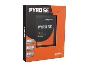 Patriot Pyro SE 2.5" 60GB SATA III MLC Internal Solid State Drive (SSD) PPSE60GS25SSDR Patriot Pyro SE 2.5" 60GB SATA III MLC Internal Solid State Drive (SSD) PPSE60GS25SSDR