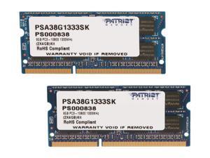 Patriot Memory Mac Series 8GB (2 x 4GB) DDR3 1333 (PC3 10600) Memory for Apple Model PSA38G1333SK Patriot Memory Mac Series 8GB (2 x 4GB) DDR3 1333 (PC3 10600) Memory for Apple Model PSA38G1333SK