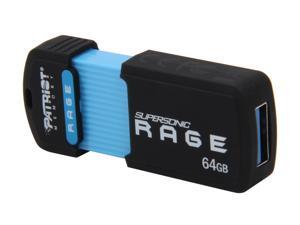 Patriot Supersonic Rage XT 64GB USB 3.0 Flash Drive Model PEF64GSRUSB Patriot Supersonic Rage XT 64GB USB 3.0 Flash Drive Model PEF64GSRUSB