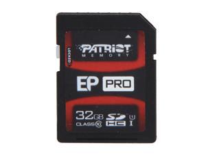 Patriot EP Pro Series 32GB UHS-1 Secure Digital High-Capacity (SDHC) Flash Card Model PEF32GSHC10333 Patriot EP Pro Series 32GB UHS-1 Secure Digital High-Capacity (SDHC) Flash Card Model PEF32GSHC10333