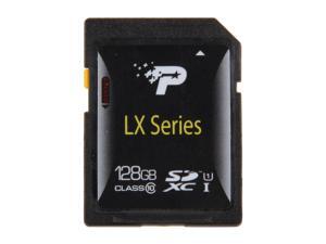 Patriot LX Series 128GB Class 10 Secure Digital Extended Capacity (SDXC) Flash Card Model PSF128GSDXC10 Patriot LX Series 128GB Class 10 Secure Digital Extended Capacity (SDXC) Flash Card Model PSF128GSDXC10