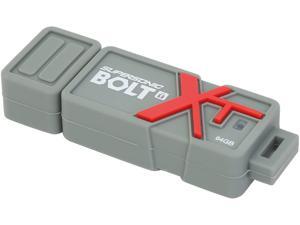 Patriot Supersonic Bolt XT 64GB USB Flash Drive 256bit AES Encryption Model PEF64GSBTUSB Patriot Supersonic Bolt XT 64GB USB Flash Drive 256bit AES Encryption Model PEF64GSBTUSB
