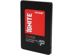 Patriot Ignite 2.5" 960GB SATA3 6Gbps Internal Solid State Drive (SSD) PI960GS25SSDR Patriot Ignite 2.5" 960GB SATA3 6Gbps Internal Solid State Drive (SSD) PI960GS25SSDR