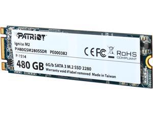 Patriot Ignite M2 M.2 480GB SATA III MLC Internal Solid State Drive (SSD) PI480GSM280SSDR Patriot Ignite M2 M.2 480GB SATA III MLC Internal Solid State Drive (SSD) PI480GSM280SSDR