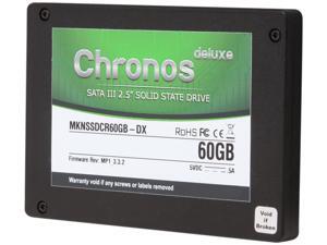 Mushkin Enhanced Chronos Deluxe 2.5" 60GB SATA III Synchronous MLC Internal Solid State Drive (SSD) MKNSSDCR60GB-DX Mushkin Enhanced Chronos Deluxe 2.5" 60GB SATA III Synchronous MLC Internal Solid State Drive (SSD) MKNSSDCR60GB-DX