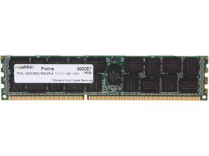 Mushkin Enhanced PROLINE 16GB 240-Pin DDR3 SDRAM ECC Registered DDR3 1600 (PC3 12800) Server Memory Model 992087 Mushkin Enhanced PROLINE 16GB 240-Pin DDR3 SDRAM ECC Registered DDR3 1600 (PC3 12800) Server Memory Model 992087