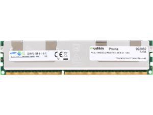 Mushkin Enhanced 32GB 240-Pin DDR3 RDIMM ECC DDR3L 1333 (PC3L 10600) Memory (Server Memory) Model 992082 Mushkin Enhanced 32GB 240-Pin DDR3 RDIMM ECC DDR3L 1333 (PC3L 10600) Memory (Server Memory) Model 992082