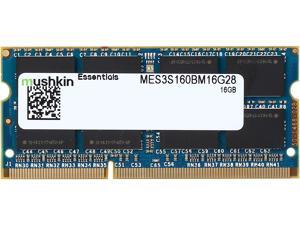 Mushkin Enhanced Essentials 16GB 204-Pin DDR3 SO-DIMM DDR3L 1600 (PC3L 12800) Laptop Memory Model MES3S160BM16G28 Mushkin Enhanced Essentials 16GB 204-Pin DDR3 SO-DIMM DDR3L 1600 (PC3L 12800) Laptop Memory Model MES3S160BM16G28