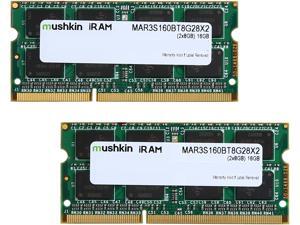 Mushkin Enhanced iRam 16GB (2 x 8GB) DDR3 1600 (PC3 12800) Memory for Apple Model MAR3S160BT8G28X2 Mushkin Enhanced iRam 16GB (2 x 8GB) DDR3 1600 (PC3 12800) Memory for Apple Model MAR3S160BT8G28X2