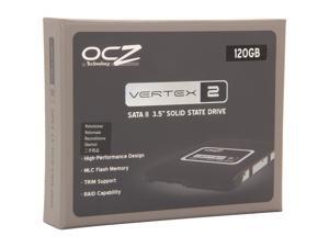 Manufacturer Recertified OCZ Vertex 2 3.5" 120GB SATA II MLC Internal Solid State Drive (SSD) OCZSSD3-2VTX120G Manufacturer Recertified OCZ Vertex 2 3.5" 120GB SATA II MLC Internal Solid State Drive (SSD) OCZSSD3-2VTX120G