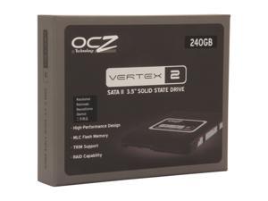 Manufacturer Recertified OCZ Vertex 2 3.5" 240GB SATA II MLC Internal Solid State Drive (SSD) OCZSSD3-2VTX240G Manufacturer Recertified OCZ Vertex 2 3.5" 240GB SATA II MLC Internal Solid State Drive (SSD) OCZSSD3-2VTX240G
