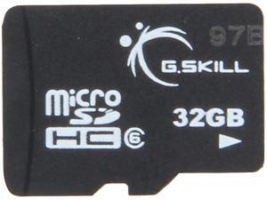 G.SKILL 32GB microSDHC Flash Card Model FF-TSDG32GN-C6 G.SKILL 32GB microSDHC Flash Card Model FF-TSDG32GN-C6
