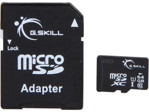 G.SKILL 64GB microSDXC Flash Card Model FF-TSDXC64GA-U1