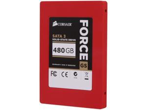 Corsair Force Series GS 2.5" 480GB SATA III Internal Solid State Drive (SSD) CSSD-F480GBGS-BK Corsair Force Series GS 2.5" 480GB SATA III Internal Solid State Drive (SSD) CSSD-F480GBGS-BK