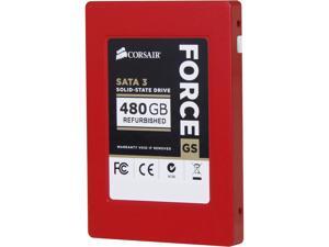 Manufacturer Recertified Corsair Force Series GS 2.5" 480GB SATA III MLC Internal Solid State Drive (SSD) CSSD-F480GBGS/RF2 Manufacturer Recertified Corsair Force Series GS 2.5" 480GB SATA III MLC Internal Solid State Drive (SSD) CSSD-F480GBGS/RF2