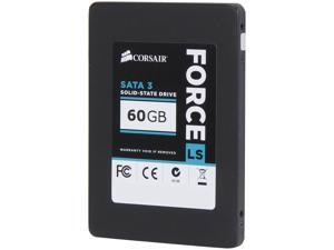 Corsair Force LS Series 2.5" 60GB SATA III MLC Internal Solid State Drive (SSD) CSSD-F60GBLS Corsair Force LS Series 2.5" 60GB SATA III MLC Internal Solid State Drive (SSD) CSSD-F60GBLS