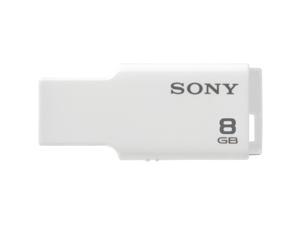 Sony Micro Vault Tiny USM8GM 8 GB USB 2.0 Flash Drive - White Sony Micro Vault Tiny USM8GM 8 GB USB 2.0 Flash Drive - White