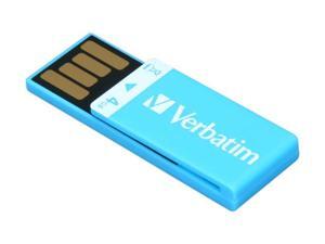 Verbatim Clip-it 4GB USB 2.0 Flash Drive (Blue) Model 97550 Verbatim Clip-it 4GB USB 2.0 Flash Drive (Blue) Model 97550