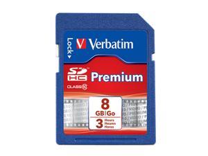 Verbatim 8GB Premium 96318 Secure Digital High Capacity (SDHC) Card Verbatim 8GB Premium 96318 Secure Digital High Capacity (SDHC) Card