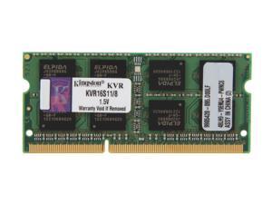 Kingston ValueRAM 8GB 204-Pin DDR3 SO-DIMM DDR3 1600 Laptop Memory Model KVR16S11/8 Kingston ValueRAM 8GB 204-Pin DDR3 SO-DIMM DDR3 1600 Laptop Memory Model KVR16S11/8