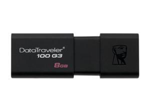 Kingston 8GB DataTraveler 100 G3 USB 3.0 Flash Drive (DT100G3/8GB) Kingston 8GB DataTraveler 100 G3 USB 3.0 Flash Drive (DT100G3/8GB)