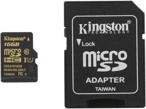 Kingston 16GB microSDHC Flash Card With Adapter Model SDCA10/16GB Kingston 16GB microSDHC Flash Card With Adapter Model SDCA10/16GB